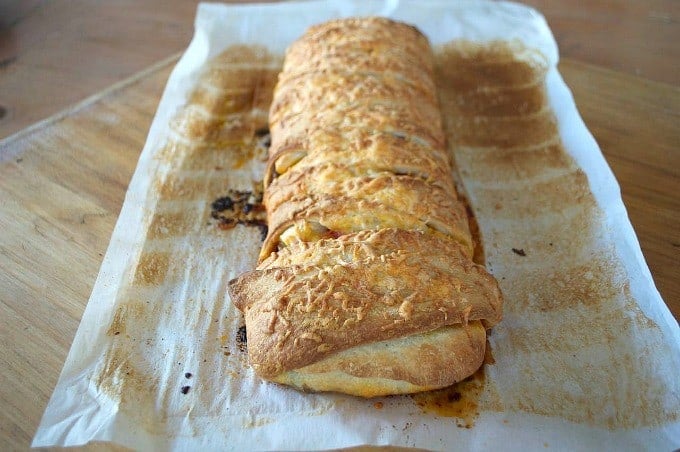 Taco Braid - a fun and easy way to eat a taco!