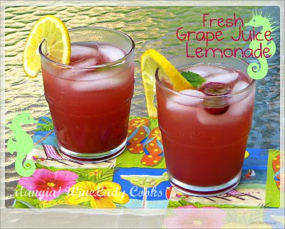 Fresh Grape Juice Lemonade