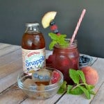 Snapple Lady LiberTEA, Raspberry Syrup, and Club Soda make the perfect summertime punch!