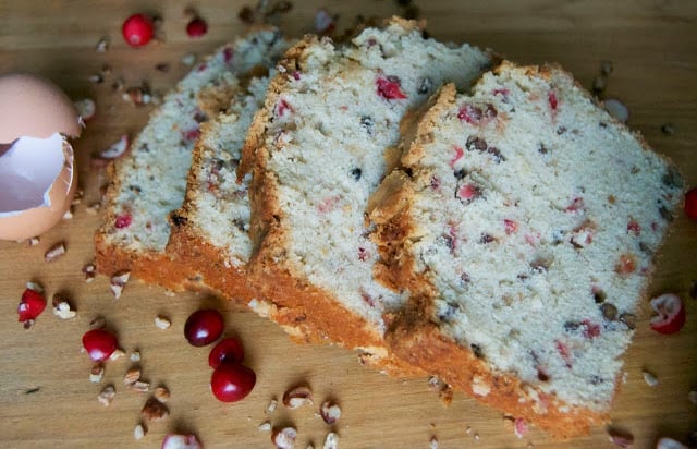 Pumpkin Spice Cranberry Pecan Pound Cake