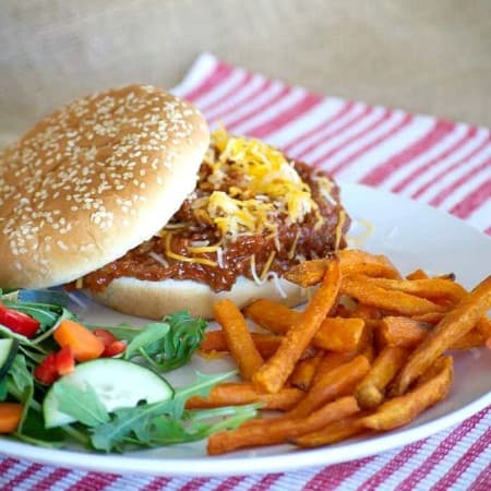 The perfect sloppy joe made in a slow cooker!