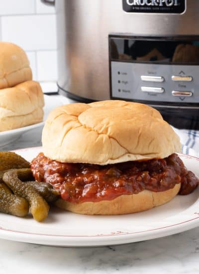 Slow Cooker Sloppy Joes