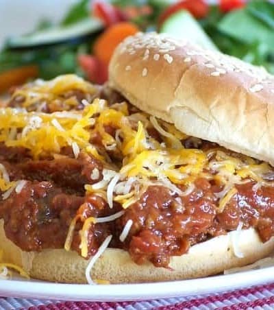 The perfect sloppy joe made in a slow cooker!