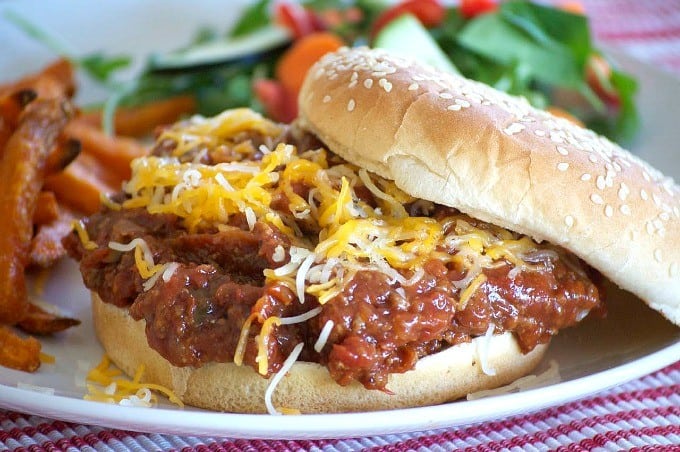 The perfect sloppy joe made in a slow cooker!