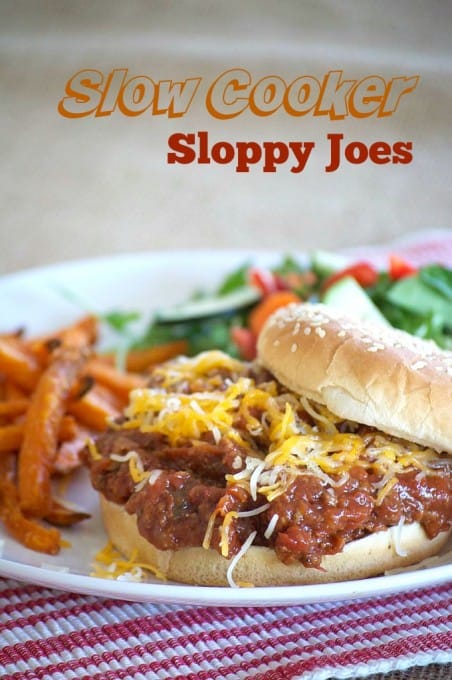 The perfect sloppy joe made in a slow cooker!