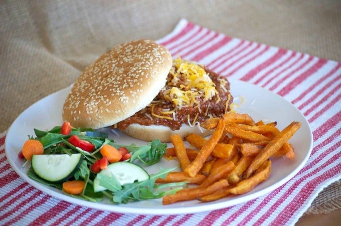 The perfect sloppy joe made in a slow cooker!