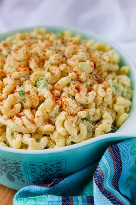 Easy, basic macaroni salad.