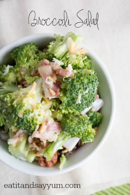 Broccoli Salad- with cheese and bacon