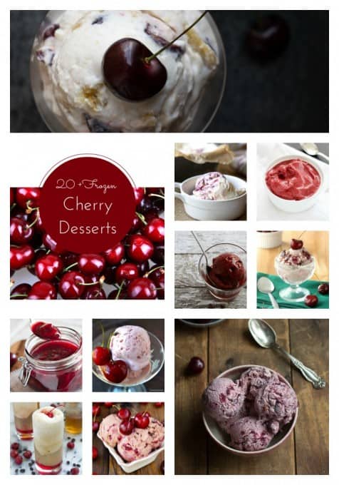 More than 20 Frozen Cherry Treats to keep you cool for summer!