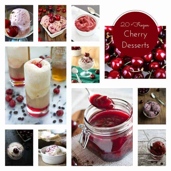 More than 20 Frozen Cherry Treats to keep you cool for summer!