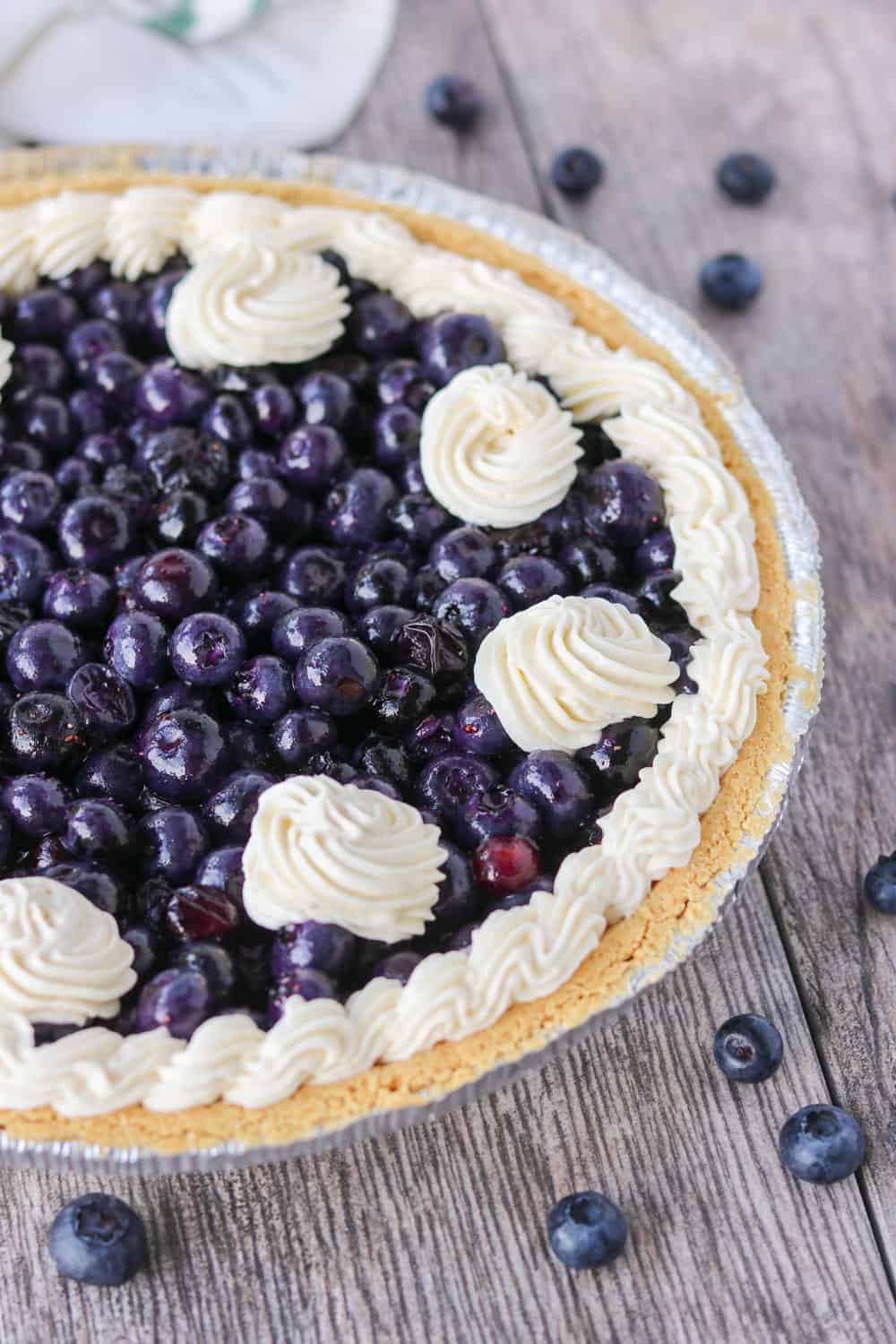 Easy no bake blueberry pie 365 days of baking and more