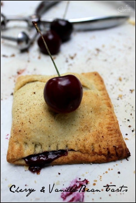 cherry-vanilla-bean-tarts