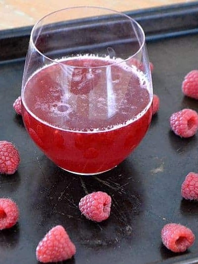 Use this Raspberry Simple Syrup in frosting, in drinks, on cakes and even salads!