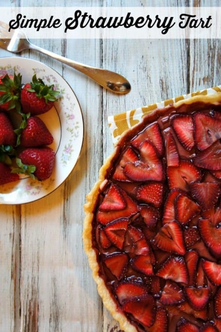 Simple Strawberry Tart
