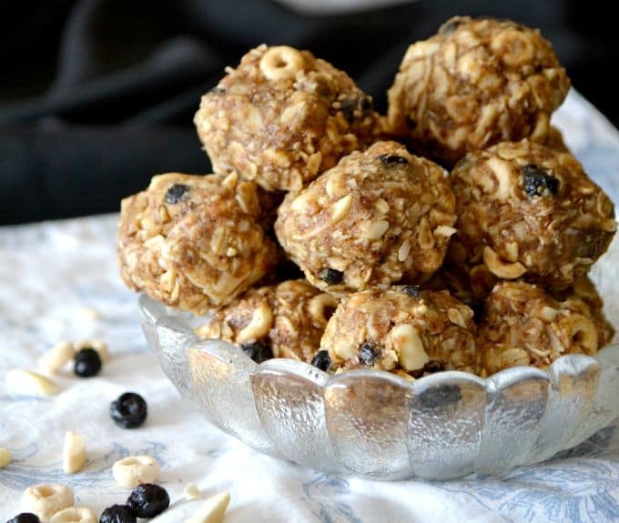 A variety of flavors from great ingredients make these no-bake peanut butter energy bites not only delicious, but great for those lunch boxes as well!