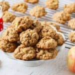 Apple Peanut Butter Oatmeal Cookies