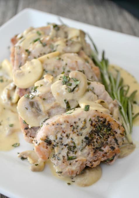 Soft, juicy and very flavorful, these Rosemary Pork Medallions with a Mushroom Wine Sauce will be an easy and delicious weeknight dinner!