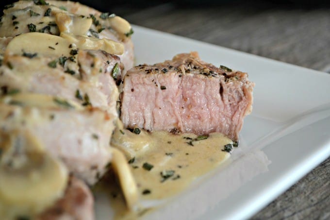 Soft, juicy and very flavorful, these Rosemary Pork Medallions with a Mushroom Wine Sauce will be an easy and delicious weeknight dinner!