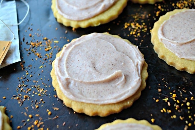 These Turmeric Tea butter-infused cookies are for those who enjoy a more savory than sweet dessert.