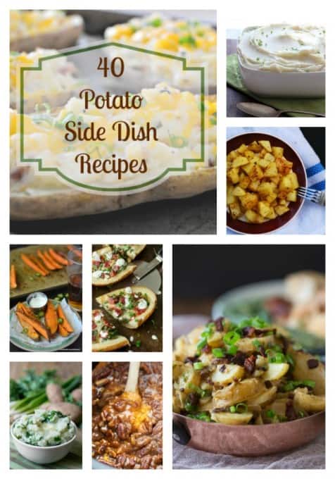 Here are 40 potato side dishes to serve with your Thanksgiving turkey or along side that holiday ham. There's something everyone will enjoy!