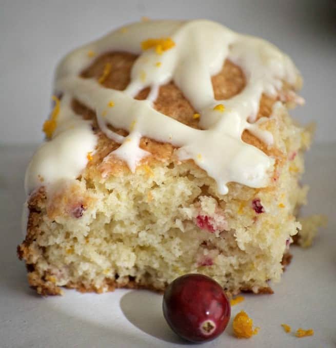 Fresh cranberries and oranges give this easy coffee cake delicious flavor that will be ready for your table in no time.