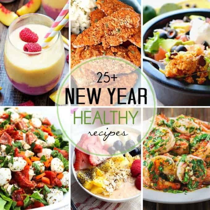 More than 25 healthy recipes to get you started in the New Year or before!