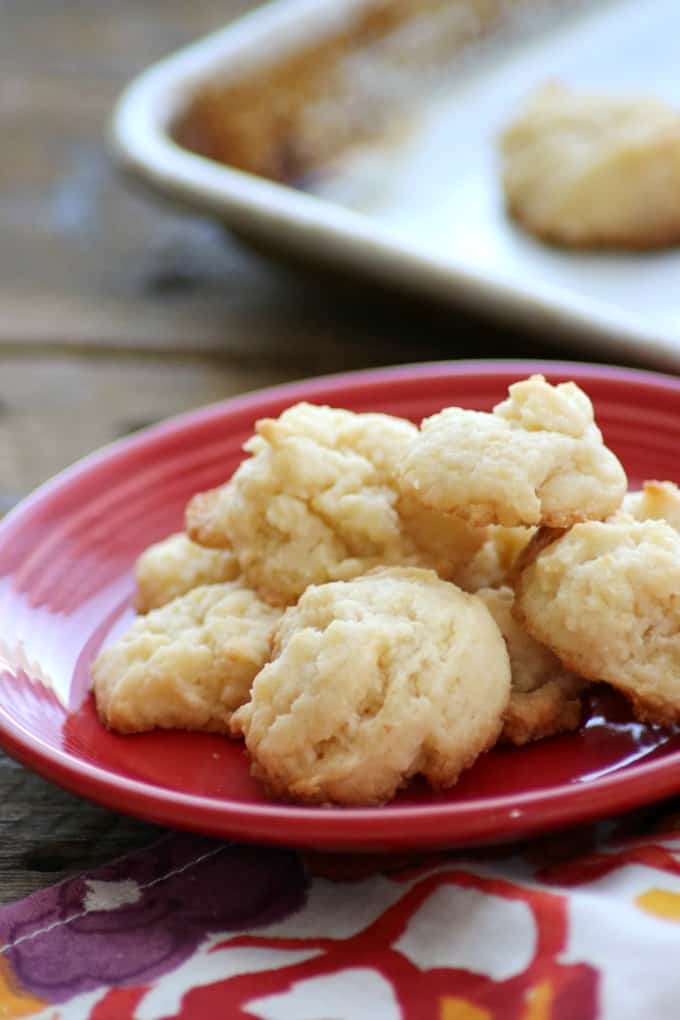 These Cream Cheese cookies are super simple to make, are light and so delicious that it's easy to eat more than one!