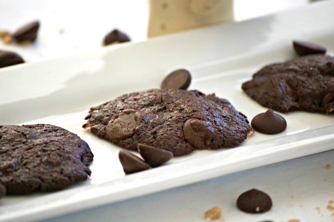 If you like rich, chewy brownies then you'll love these chewy, chocolatey cookies!