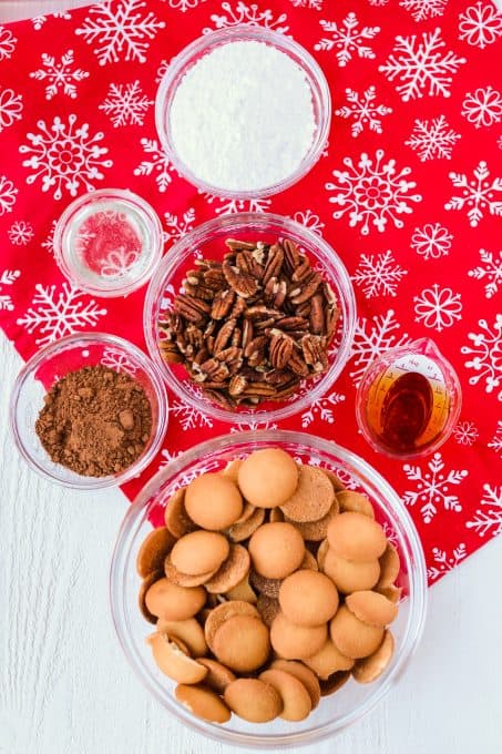 Ingredients for Bourbon Balls