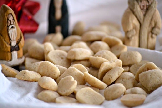 Pebernødder is a tiny Nordic cookie traditionally served at Christmastime, flavored with spices and pepper. The Danish use white pepper and mace in theirs.