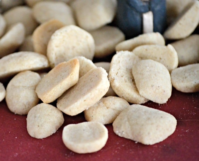 Pebernødder is a tiny Nordic cookie traditionally served at Christmastime, flavored with spices and pepper. The Danish use white pepper and mace in theirs.