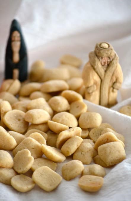 Pebernødder is a tiny Nordic cookie traditionally served at Christmastime, flavored with spices and pepper. The Danish use white pepper and mace in theirs.