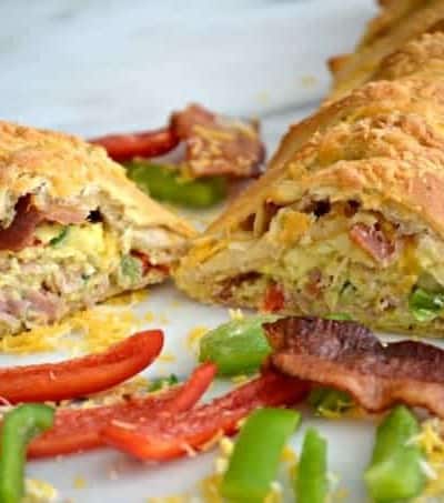 A delicious treat for breakfast and a new take on a Denver Omelet, this braid is full of flavor and is really very easy to make.