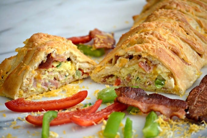 A delicious treat for breakfast and a new take on a Denver Omelet, this braid is full of flavor and is really very easy to make.