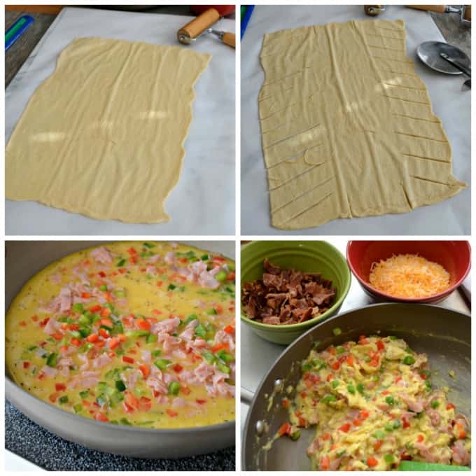 A delicious treat for breakfast and a new take on a Denver Omelet, this braid is full of flavor and is really very easy to make.