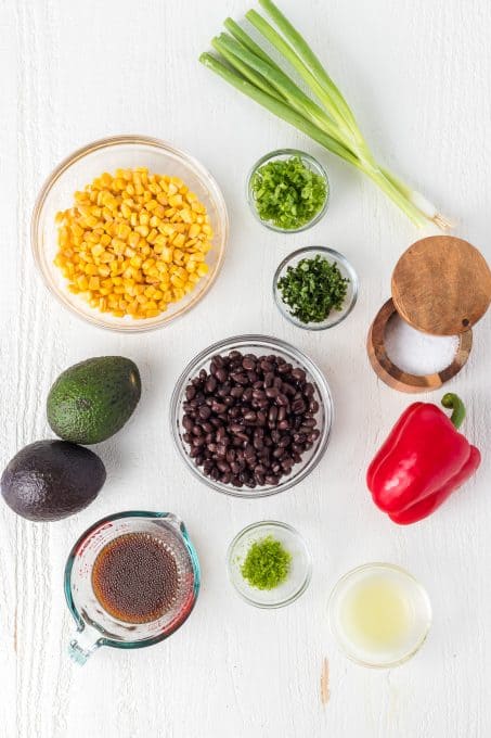 Ingredients for Avocado Salsa