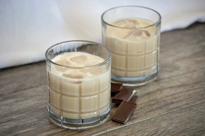Homemade Bailey's Irish Cream made with cream, condensed milk, a touch of chocolate, whiskey and Davidson's Safest Choice™ Pasteurized Eggs - a delicious drink you'll be happy to serve to family and friends.
