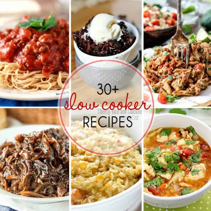 30+ Slow Cooker Recipes - they'll make your life easier!