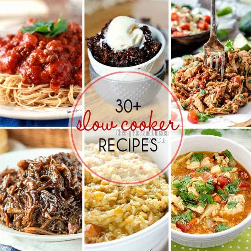 30+ Slow Cooker Recipes - 365 Days of Baking