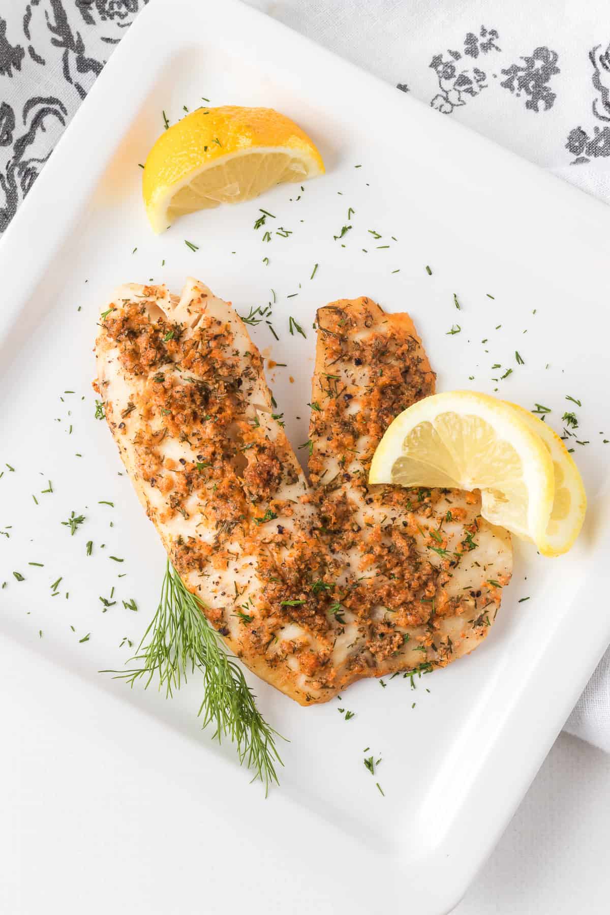 Steamed Seasoned Tilapia