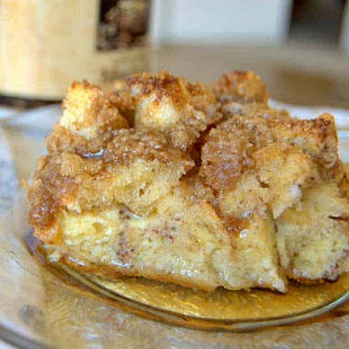 Easy to make and easier to eat Baked Cinnamon French Toast!