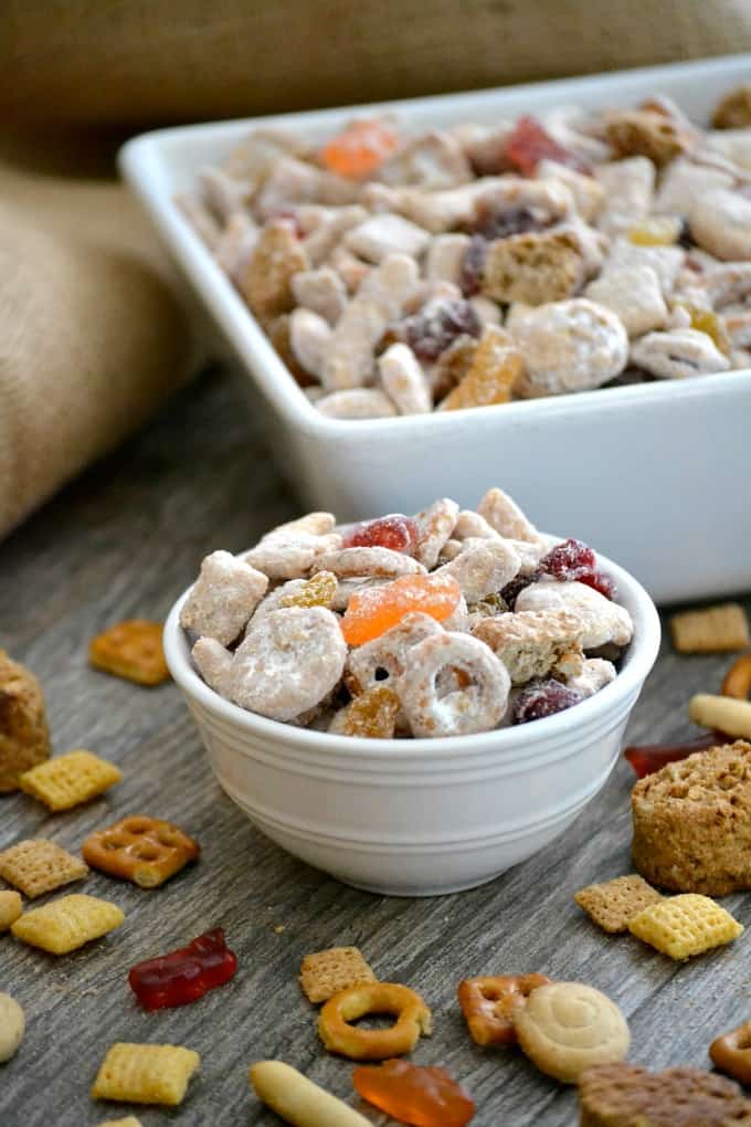 This Cookie Butter Snack Mix is a combination of fun snacks that you'll feel good about serving your kids and they'll enjoy eating it!