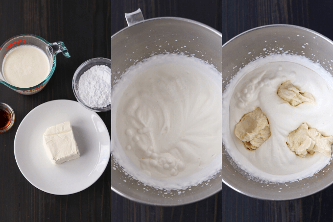 The process of making Stabilized Whipped Cream.