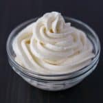 Fresh whipped cream blended with cream cheese.