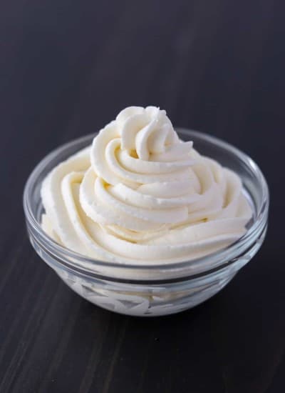 Stabilized Whipped Cream.