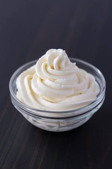Stabilized Whipped Cream.