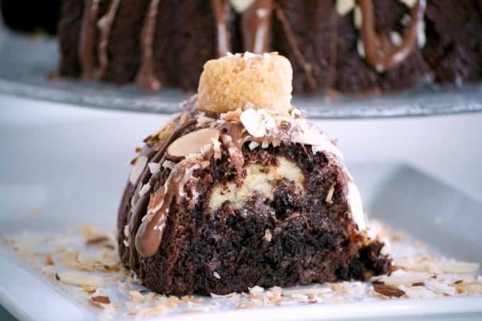 Double Chocolate Coconut Cream Filled Bundt Cake Double Chocolate Coconut Cream Filled Bundt Cake