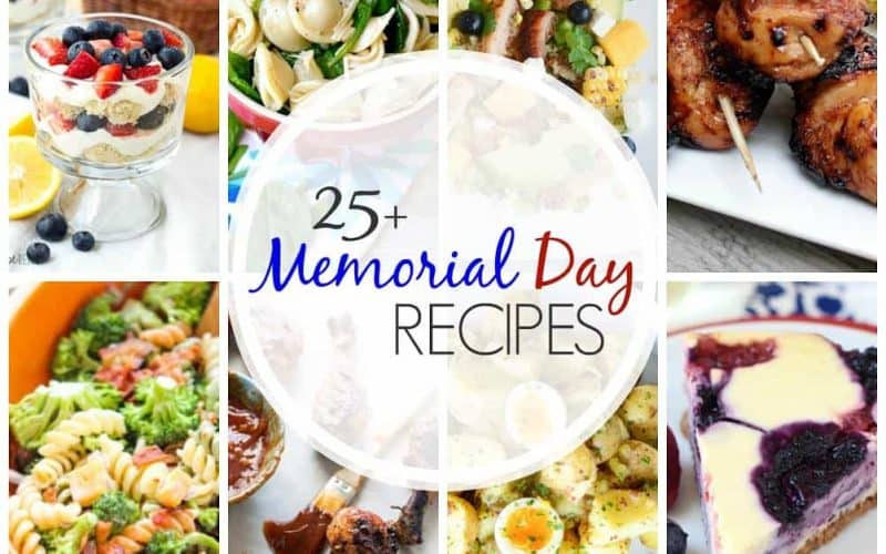With these 25+ Recipes for Memorial Day you'll have everything you need to make your Memorial Day gathering a success!