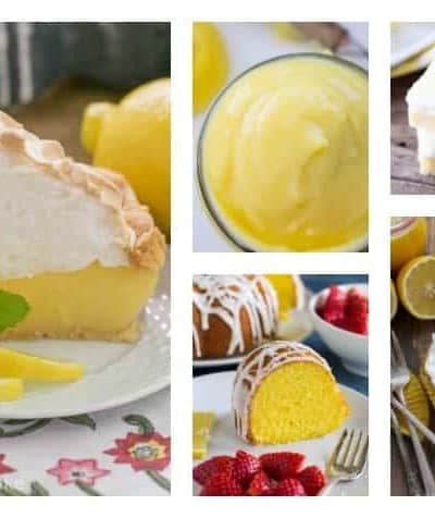 Over 60 lemon desserts to tickle your fancy. There's sure to be something for everyone!