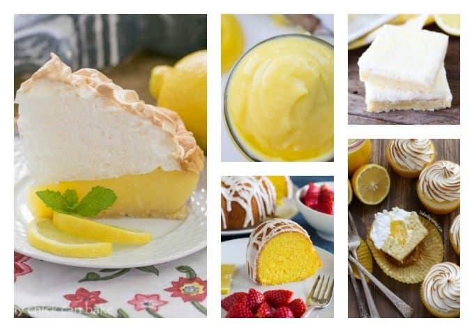 Over 60 lemon desserts to tickle your fancy. There's sure to be something for everyone! 